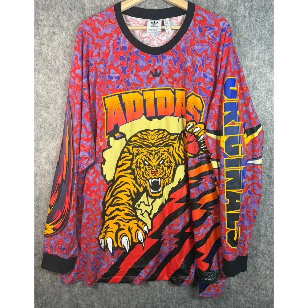 Adidas Adilenium Season 3 Tiger Long Sleeve Graphic Tee 2XL LIFE-0 JX1702
